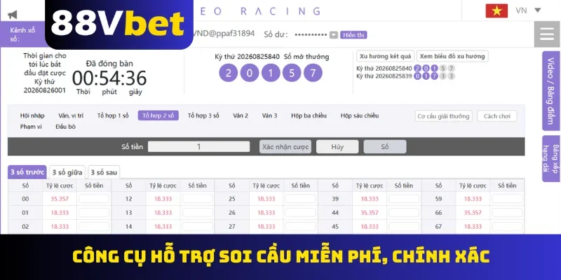 Công cụ hỗ trợ soi cầu miễn phí, chính xác