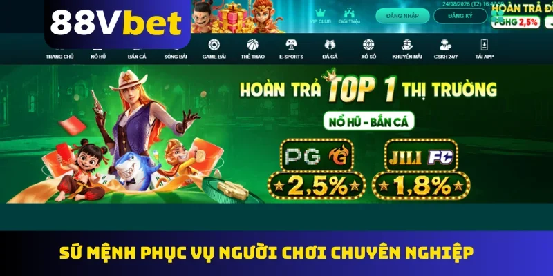 Sứ mệnh phục vụ người chơi chuyên nghiệp