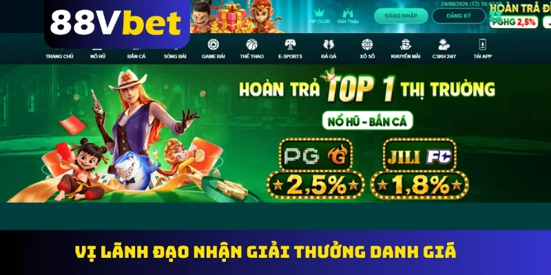 Vị lãnh đạo nhận giải thưởng danh giá